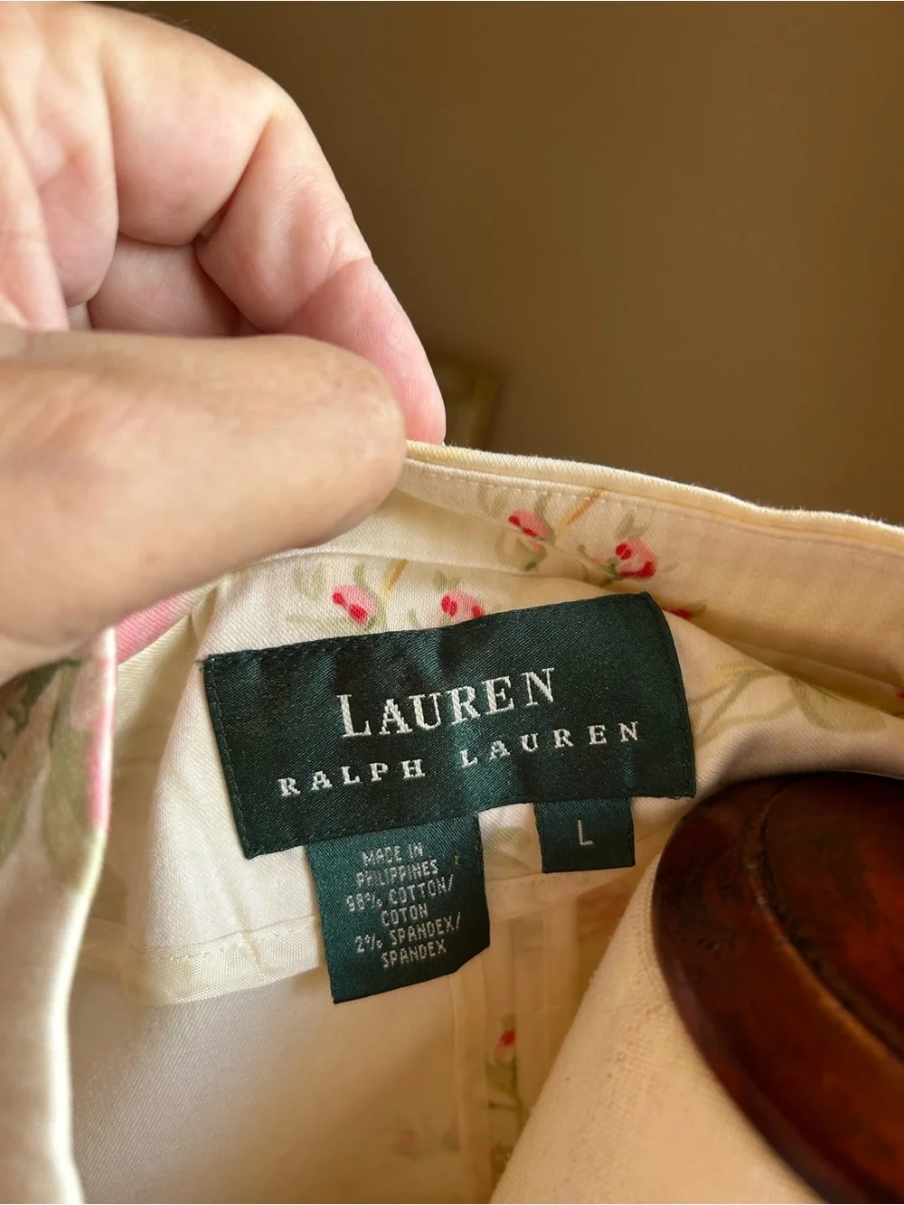 Vintage Lauren Ralph Lauren Floral Stretch Cotton Chintz Jacket (size notes)